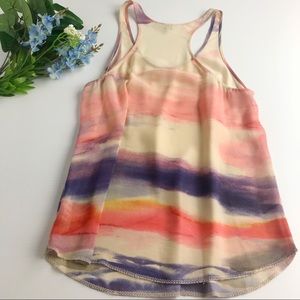 Wilfred aritzia 100% silk watercolor top